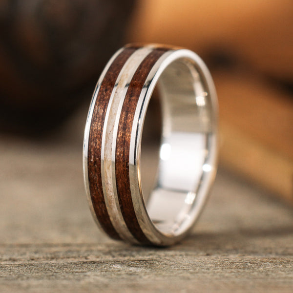 stag-silver-mens-silver-elk-antler-wedding-band-walnut-wood-size-7-6mm-wide