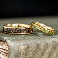 Shown: Stargazer 10k Yellow Gold 6mm Width | Erinn 10k Yellow Gold 3mm Width