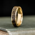 The Stargazer & The Erinn - His and Hers Unique Gold Wedding Ring Set