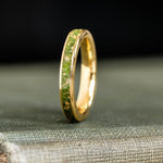 The Stargazer & The Erinn - His and Hers Unique Gold Wedding Ring Set