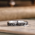 :: The Stargazer Women's Shown in 4mm Wide | Silver
