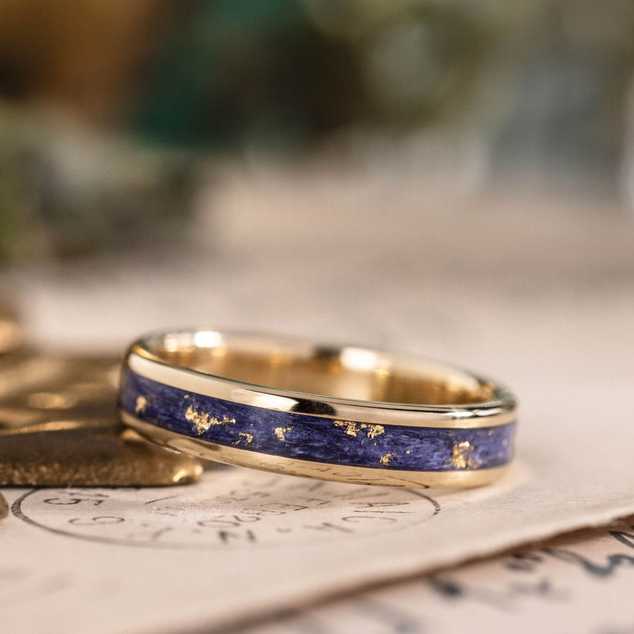 :: Shown in 4mm Wide | Yellow Gold
