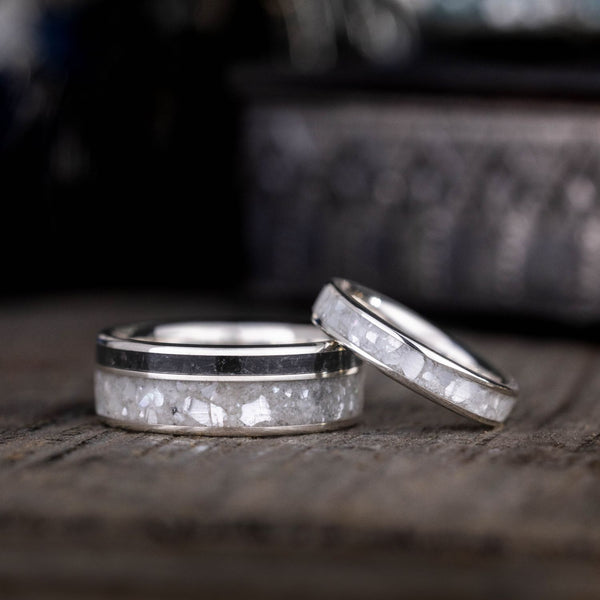 sterling-silver-mother-of-pearl-wedding-ring-set-the-cove-galia-rustic-and-main
