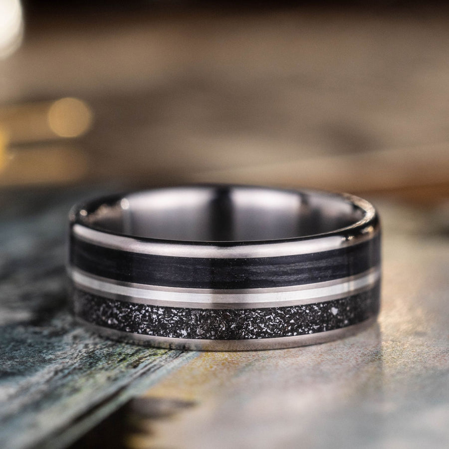 :: Shown in 8mm Wide | Titanium 