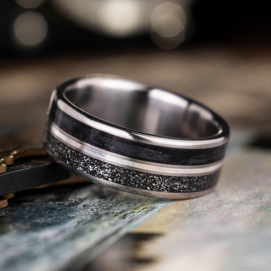 :: Shown in 8mm Wide | Titanium 