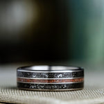 the-alvarez-mens-titanium-wedding-band-with-meteorite-dinosaur-bone-rustic-and-main