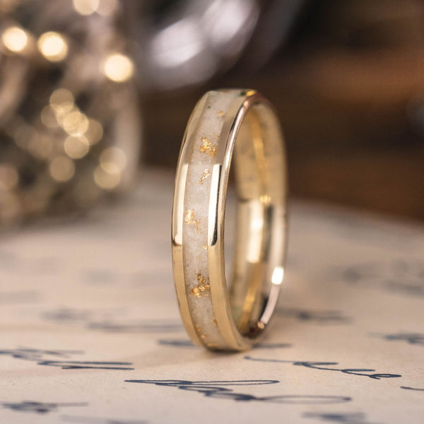 ::Shown in 4mm Wide | 10k Yellow Gold