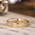 the-alys-womens-gold-sand-gold-flakes-wedding-band