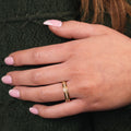 ::Shown in 4mm Wide | 10k Yellow Gold