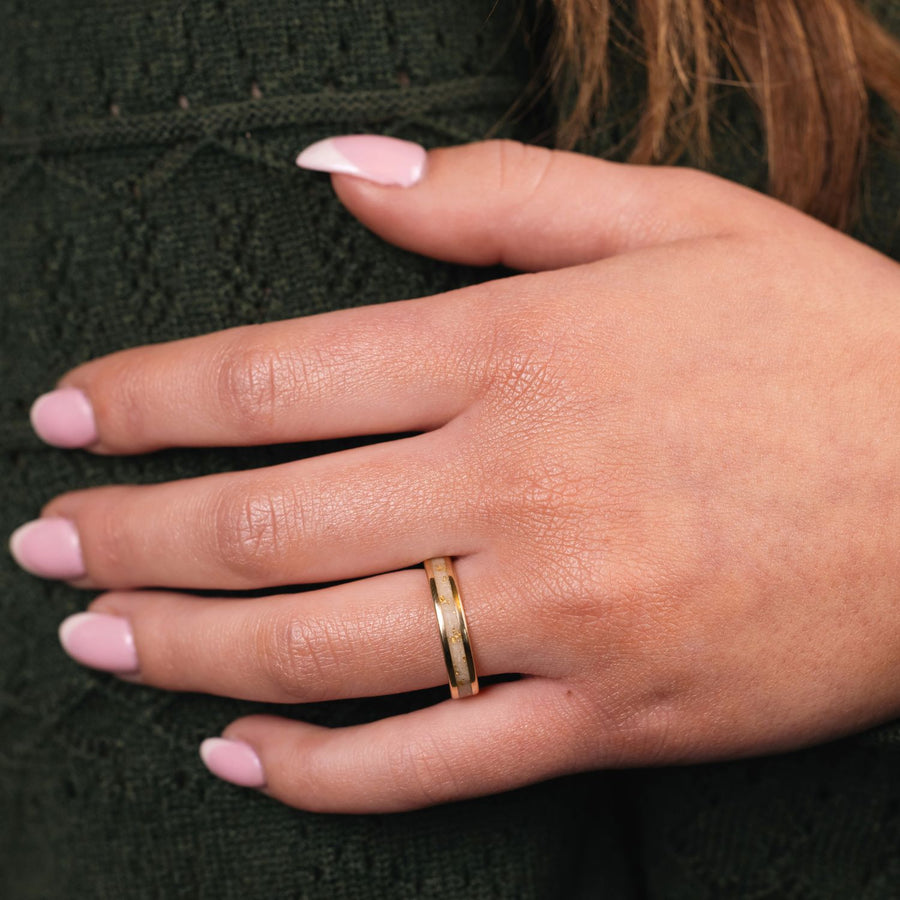 ::Shown in 4mm Wide | 10k Yellow Gold