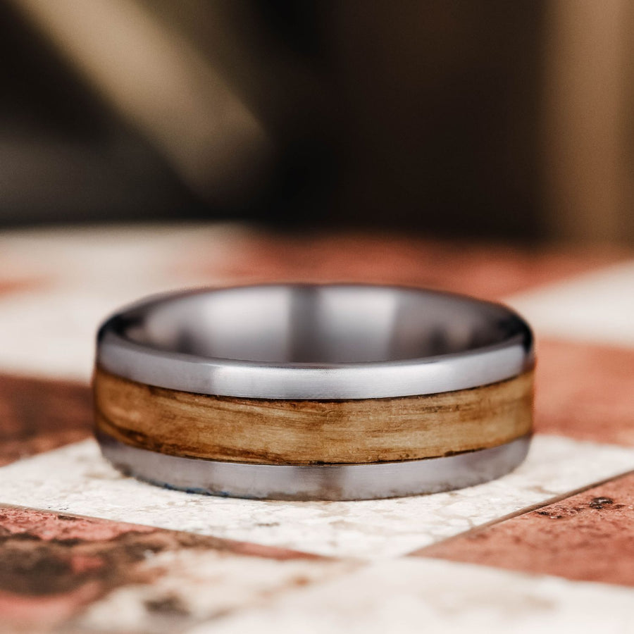 the-angels-share-mens-titanium-wedding-band-with-whiskey-barrel-wood