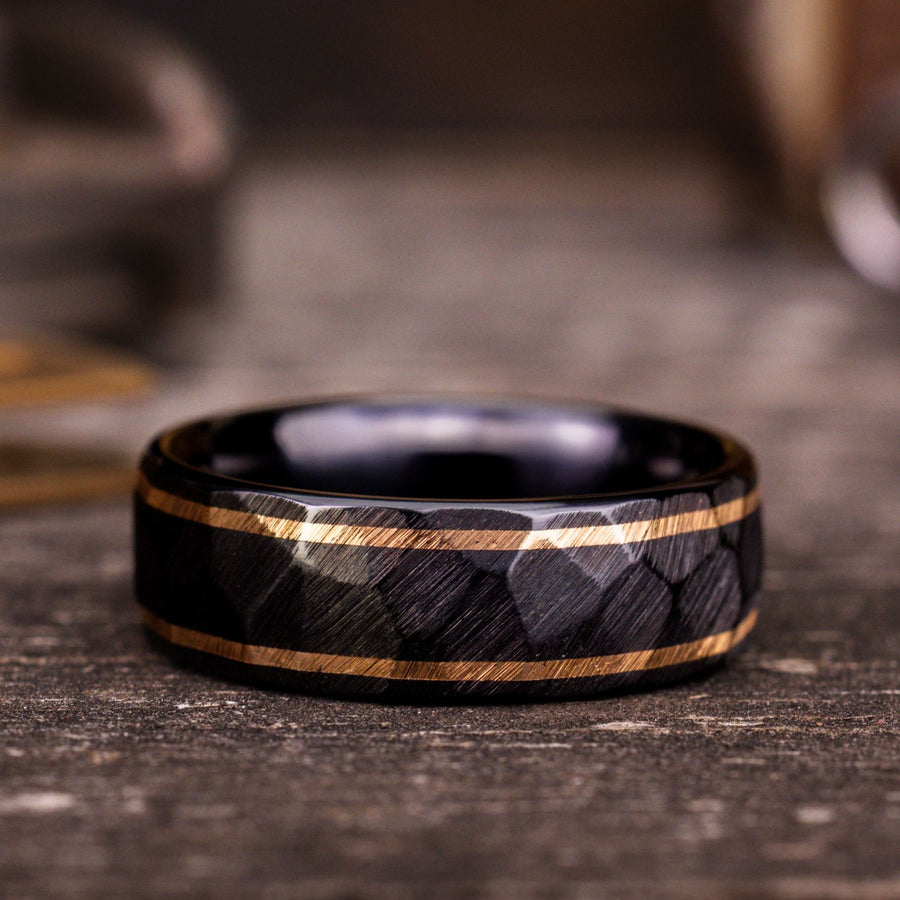 :: Shown in 8mm Wide | Black Titanium 