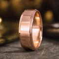 :: Shown in 8mm Wide | Rose Gold 