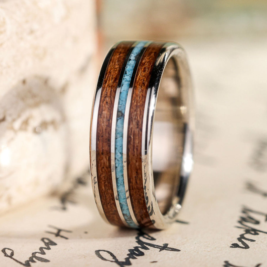 :: Shown in 8mm Wide | White Gold 