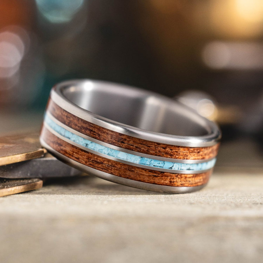 :: Shown in 8mm Wide | Titanium