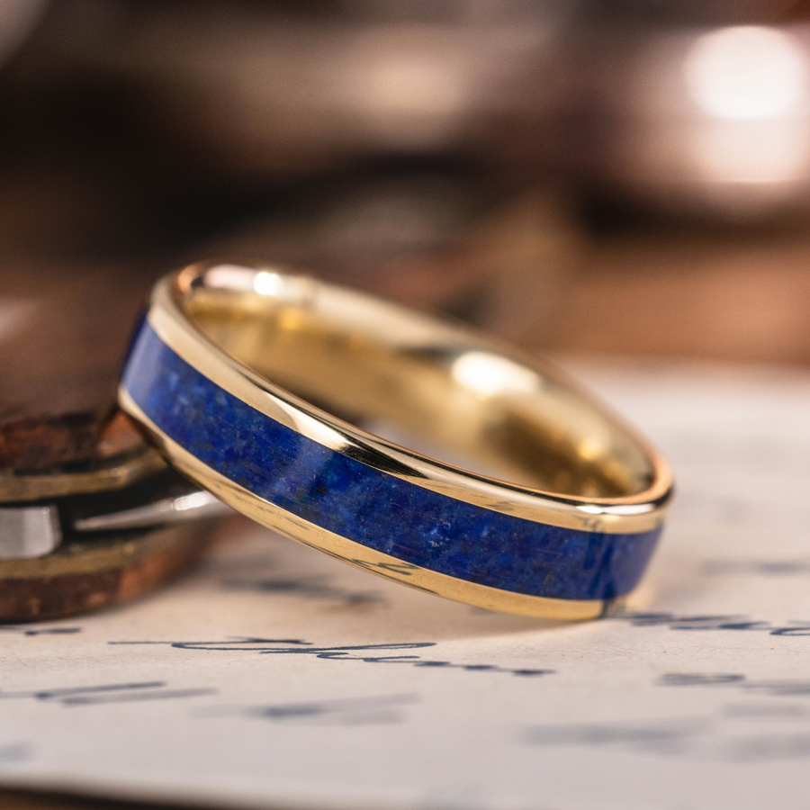 :: Shown in 6mm Wide  | Yellow Gold