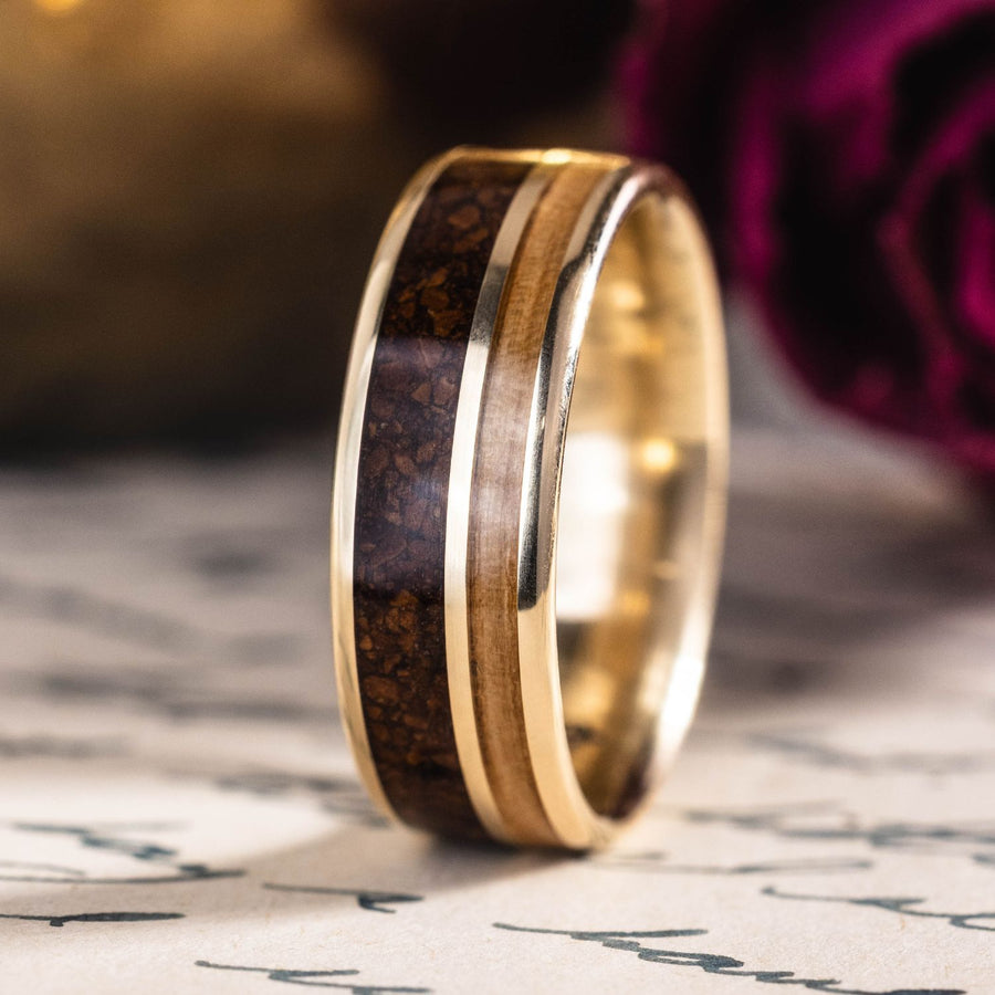 ::Shown in 8mm Wide | 10k Yellow Gold