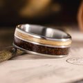 the-bailey-mens-titanium-wedding-band-natural-whiskey-barrel-wood-coffee