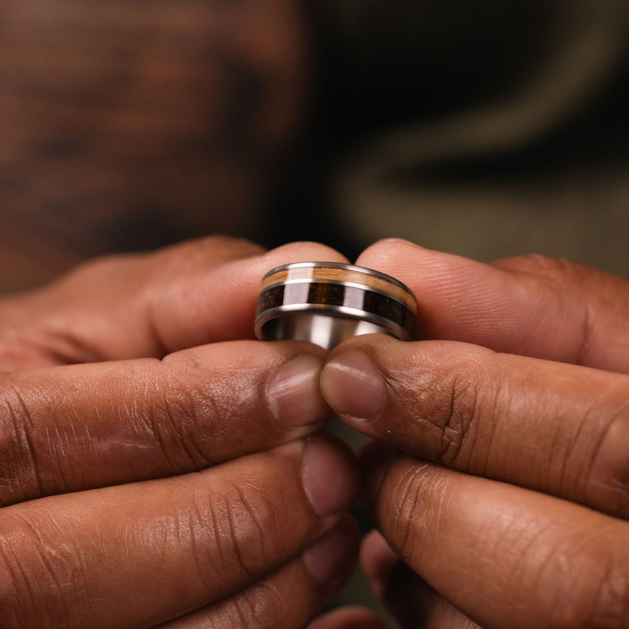 :: Shown in 8mm Wide | Titanium