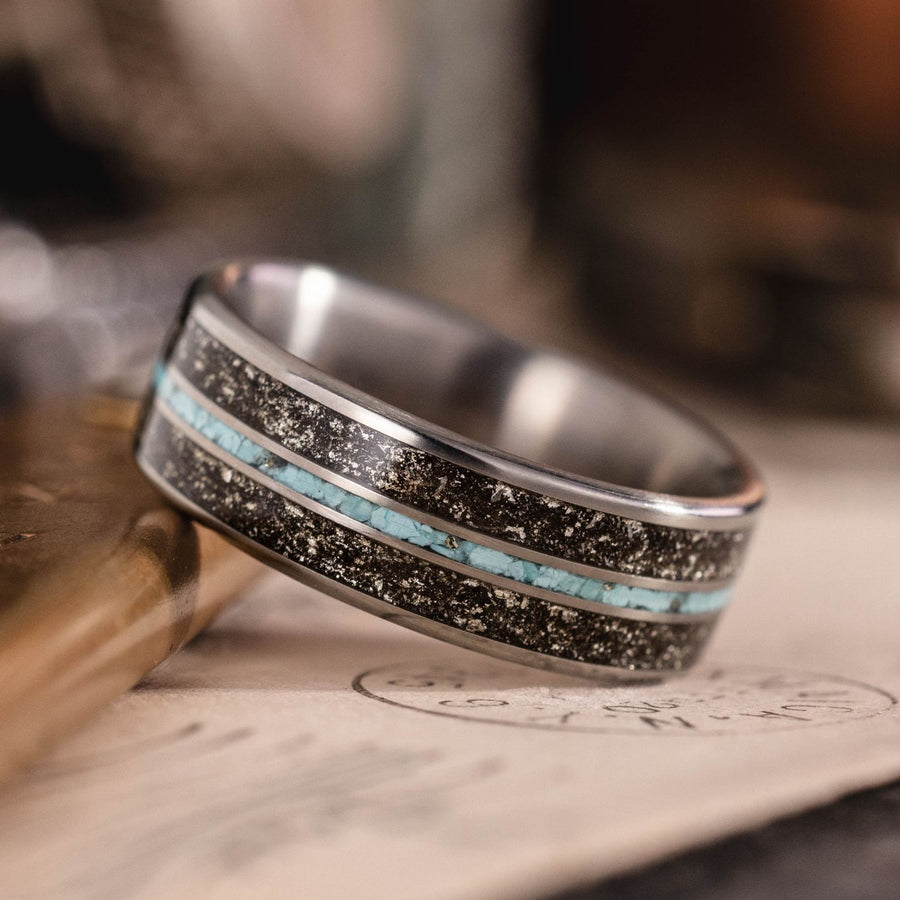 :: Shown in 8mm Wide | Titanium