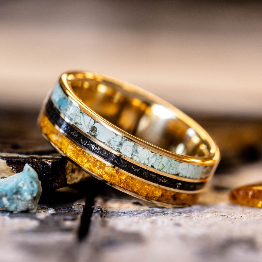 :: Shown in 8mm Wide | Yellow Gold 