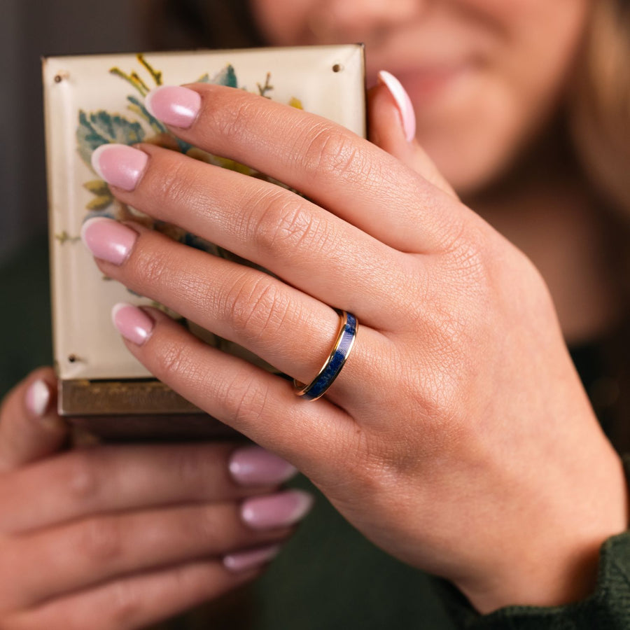 :: Shown in 4mm Wide | Yellow Gold 