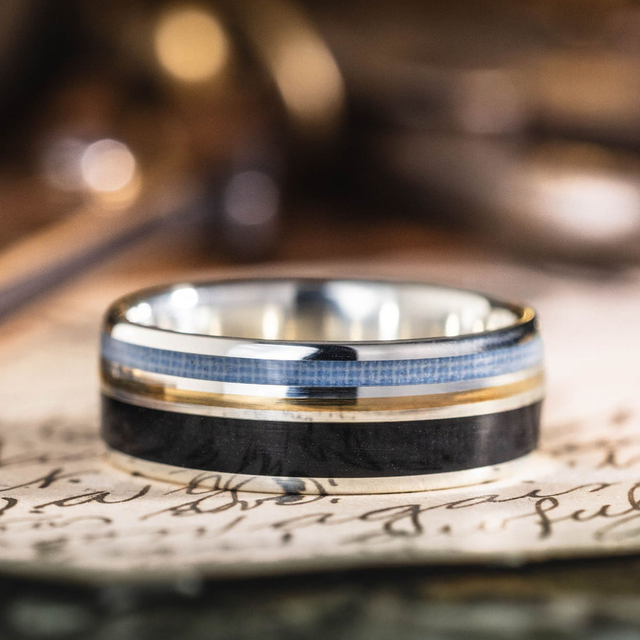 ::Shown in 8mm Wide | Silver