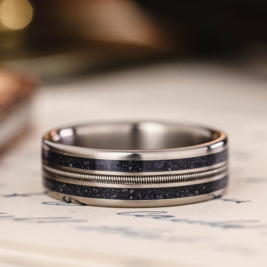 :: Shown in 8mm Wide | Titanium 