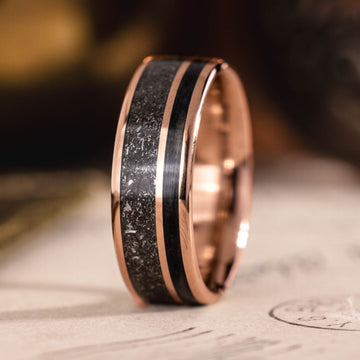 ::Shown in 8mm Wide | Rose Gold