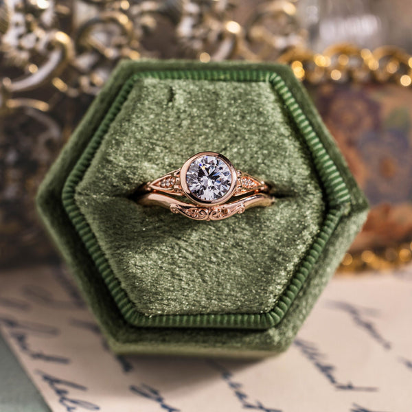 the-elaina-lynn-vintage-inspired-gold-contour-wedding-band-engagement-ring-filigree-accents-rustic-and-main