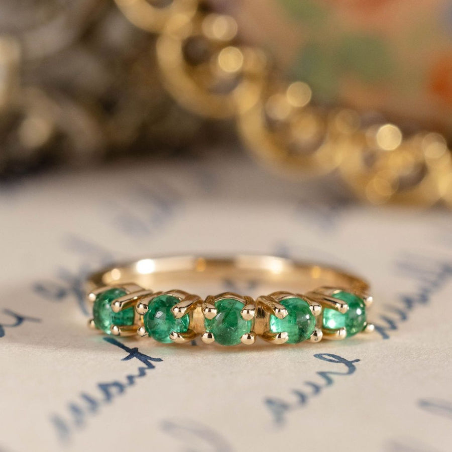 the-emerwyn-emerald-solid-gold-half-eternity-band