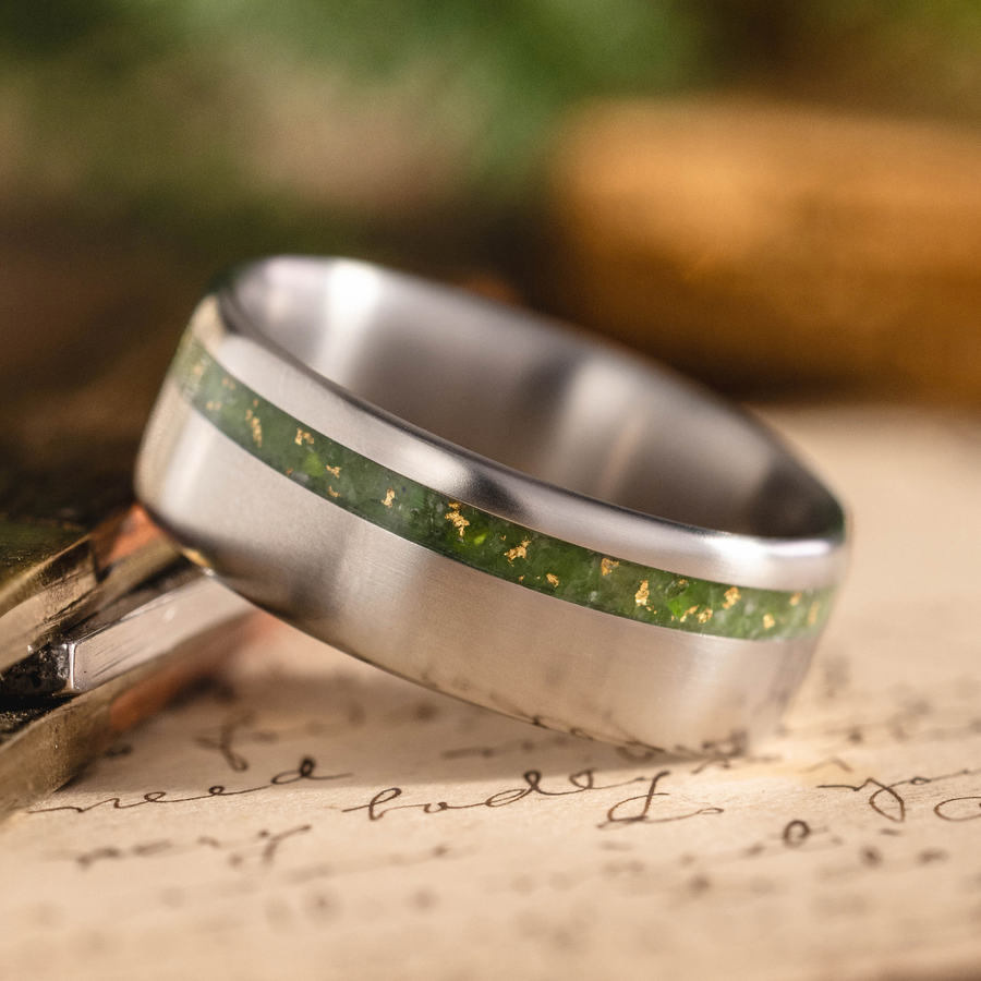 :: Shown in 8mm Wide | Titanium