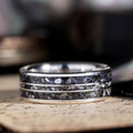 the-galaxy-mens-gold-wedding-band-black-mother-of-pearl-meteorite-silver-flakes