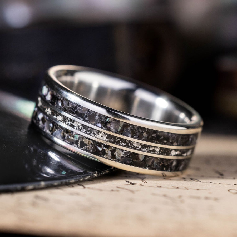:: Shown in 8mm Wide | White Gold 