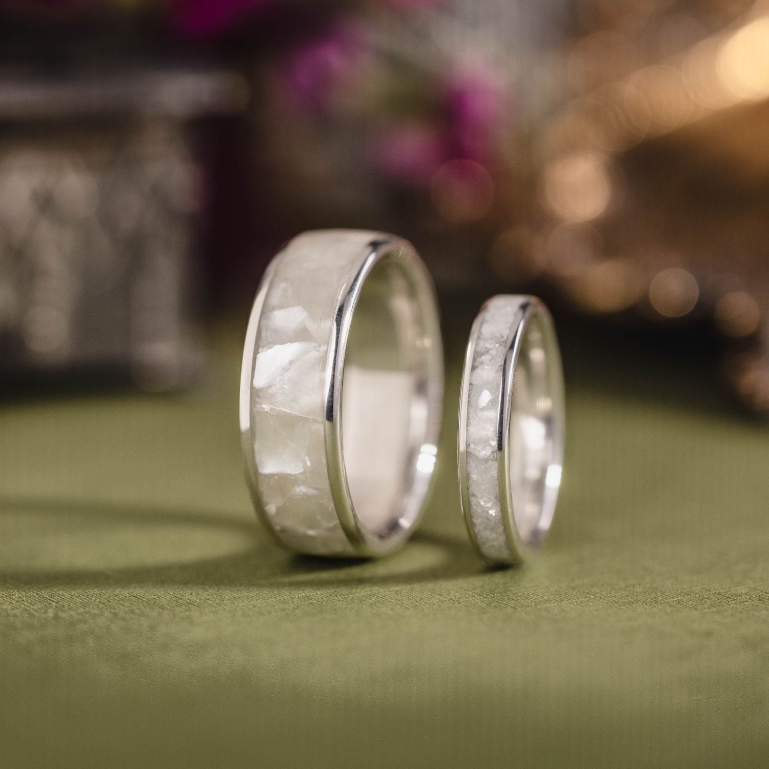 The Kelsey & Galia |The Galia & Kelsey - Silver Mother of Pearl