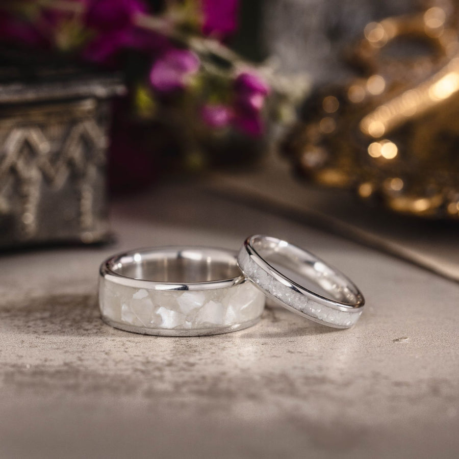 :: Shown in 8mm & 4mm Wide | Silver
