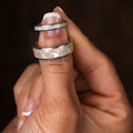 :: Shown in 8mm & 4mm Wide | Silver