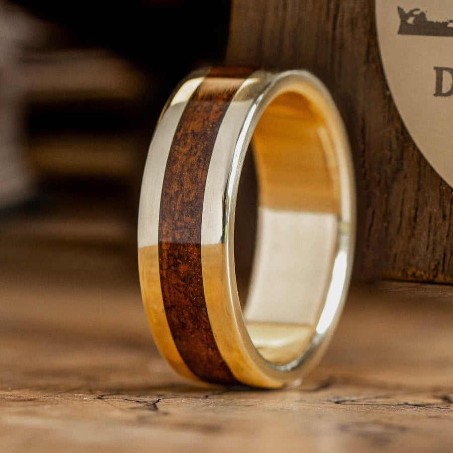 :: Shown in 8mm Wide | Yellow Gold 