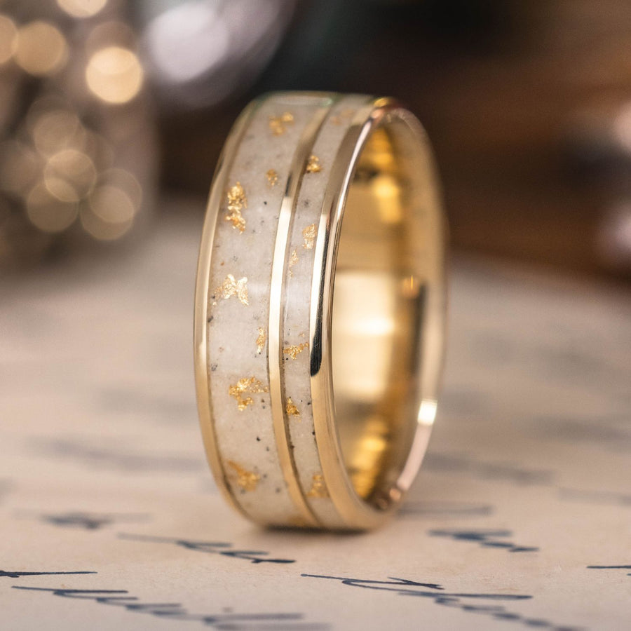 ::Shown in 8mm Wide | 10k Yellow Gold