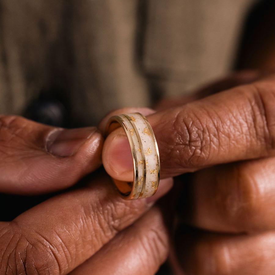 ::Shown in 8mm Wide | 10k Yellow Gold