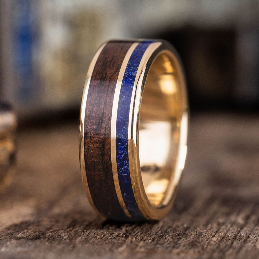:: Shown in 8mm Wide | Yellow Gold 