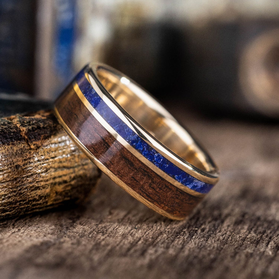 :: Shown in 8mm Wide | Yellow Gold 