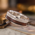 ::Shown in Silver | 8mm Wide | Light Antler