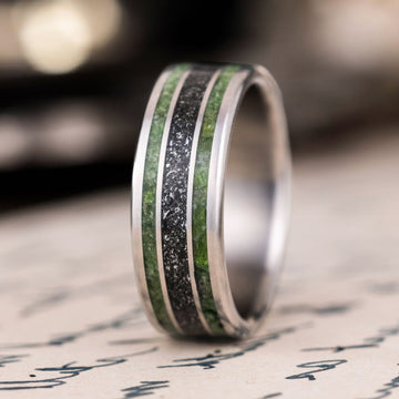 :: Shown in 8mm Wide | Titanium