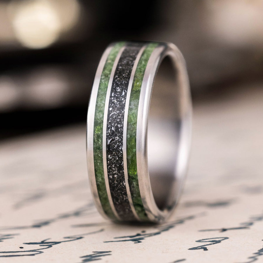 :: Shown in 8mm Wide | Titanium