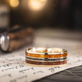 ::Shown in 8mm Wide | 10K Yellow Gold. Actual Product is 6mm Wide.