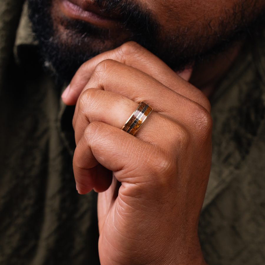 ::Shown in 8mm Wide | 10K Yellow Gold
