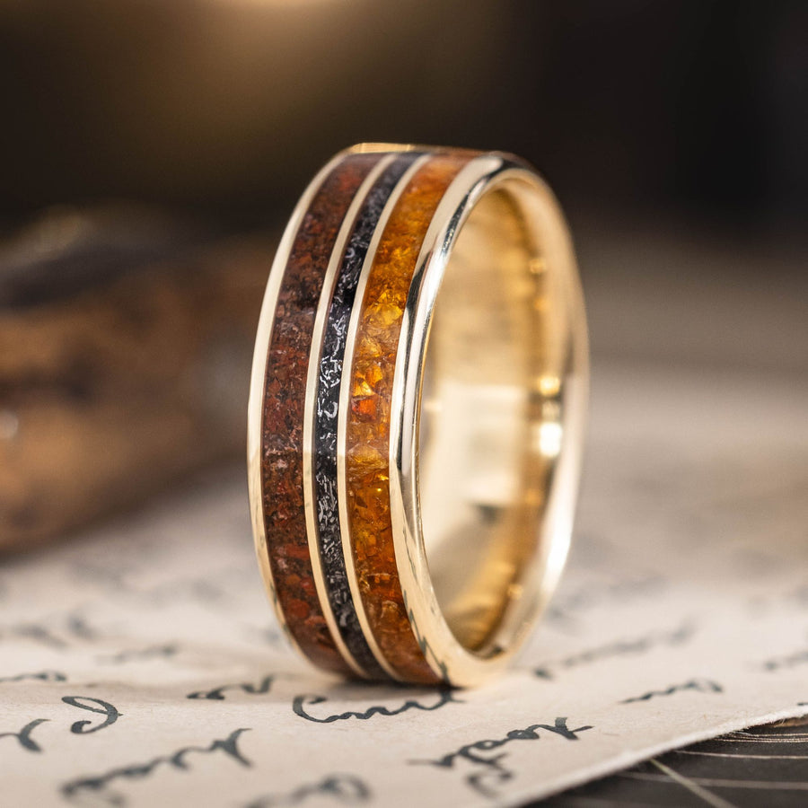 ::Shown in 8mm Wide | 10K Yellow Gold. Actual Product is 6mm Wide.