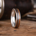 the-jurassic-men-silver-wedding-band-meteorite-amber-dinosaur-bone-size-14-5-6mm-wide-rustic-and-main