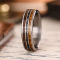 In-Stock The Jurassic in Titanium Rustic and Main ::Shown in 6mm Wide | Titanium
